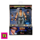 Box Details, Ryu Player 2, Street Fighter II by Jada Toys 2023 | ToySack, buy video game themed toys for sale online at ToySack Philippines