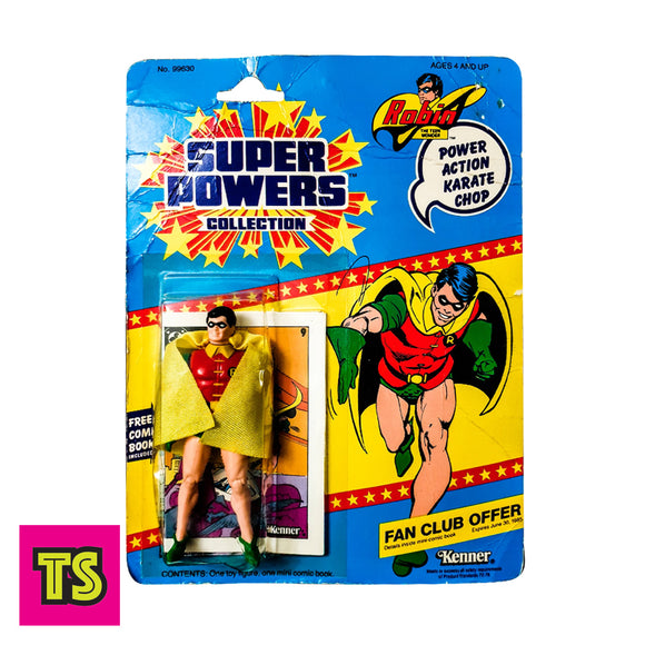 Front Image, ToySack | Robin, 1984 Super Powers 12-Back Card by Kenner, buy DC toys for sale online at ToySack Philippines