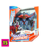 Box Package Details, Starscream Voyager Class (MISB, Robot-Mode Box Variant), Transformers Animated Action Figure by Hasbro 2008 | ToySack, buy modern and vintage Transformers action figures, toys, robots, and collectibles for sale online at ToySack. Re/Create your childhood!

We ship internationally.
