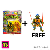 Bundle Promo, Leonardo Out-of-Box (NM), Vintage Teenage Mutant Ninja Turtles TMNT by Playmates Toys 1988 | ToySack, buy vintage and modern TMNT toys, action figures, vehicles, and playsets for sale online at ToySack.

We ship internationally.