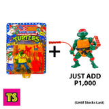 Bundle Promo, Michelangelo Out-of-Box (NM), Vintage Teenage Mutant Ninja Turtles TMNT by Playmates Toys 1988 | ToySack, buy vintage and modern TMNT toys, action figures, vehicles, and playsets for sale online at ToySack.

We ship internationally.