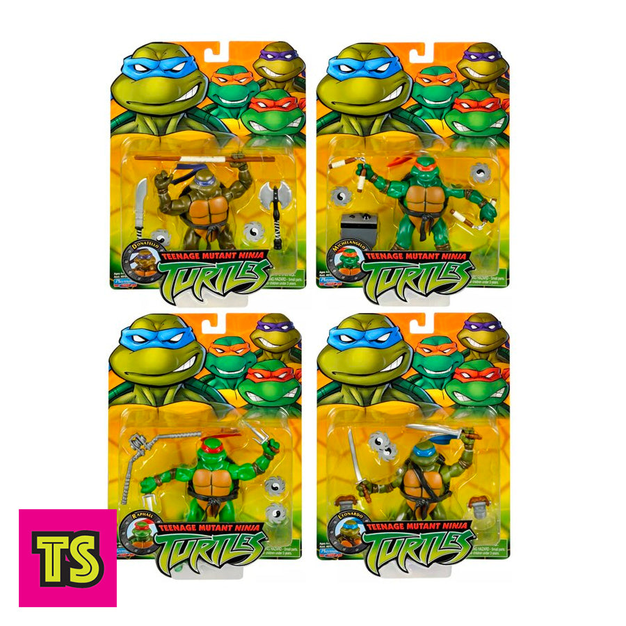 * ADVANCED ORDERS* 2003 TMNT Reissue Set of 4 Leonardo, Donatello