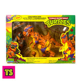 Cave Turtle Don & Trippy Tyrannosaurus, Teenage Mutant Ninja Turtles TMNT by Playmates Toys 1993 | ToySack, buy vintage TMNT toys and collectibles for sale online at ToySack