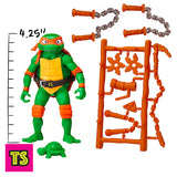 Action Figure Details, Michelangelo (4.5-Inches), Ninja Turtles TMNT Mutant Mayhem by Playmates Toys 2023 | ToySack, buy TMNT toys for sale online at ToySack Philippines