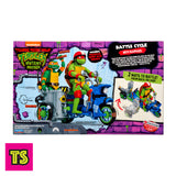 Card Back Details, Battle Cycle with Raphael (4.5-Inch Scale), Ninja Turtles TMNT Mutant Mayhem by Playmates Toys 2023 | ToySack, buy TMNT toys for sale online at ToySack Philippines