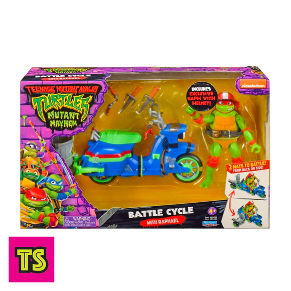 Battle Cycle with Raphael (4.5-Inch Scale), Ninja Turtles TMNT Mutant Mayhem by Playmates Toys 2023 | ToySack, buy TMNT toys for sale online at ToySack Philippines