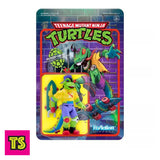 Card Box Details, Mondo Gecko, Teenage Mutant Ninja Turtles TMNT Reaction Figures by Super 7 2021 | ToySack, buy TMNT toys and collectibles for sale online at ToySack