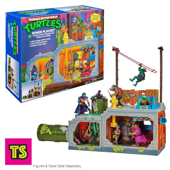 Sewer Playset Reissue Advanced Order (Figures Not Included), Vintage Reissue Teenage Mutant Ninja Turtles (TMNT) by Playmates toys 2025 | ToySack, buy vintage and retro Ninja Turtles for sale online at ToySack