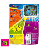 Back of box details, Toon Zak (The Time-Travellin' Teen from Dimension X), Vintage Toon Turtles Teenage Mutant Ninja Turtles TMNT by Playmates Toys 1992 | ToySack, buy vintage TMNT toys, action figures, vehicles, and playsets for sale online only at ToySack.

We ship internationally.