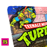 Card Crease, Leonardo, Vintage Teenage Mutant Ninja Turtles TMNT by Playmates Toys 1988 | ToySack, buy vintage and retro TMNT toys for sale online at ToySack