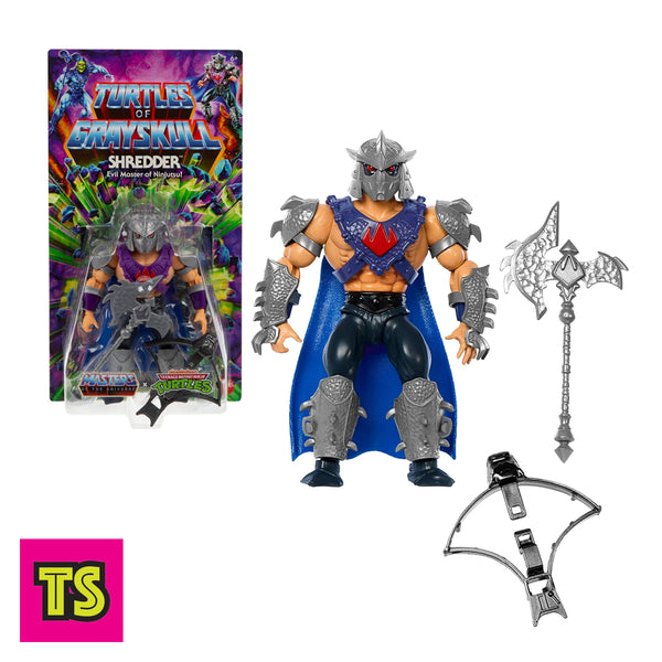 Shredder, MOTU x TMNT Masters of the Universe Origins by Mattel