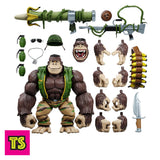 Contents, Guerilla Gorilla Action Figure, Teenage Mutant Ninja Turtles Ultimates by Super7 | ToySack, buy Teenage Mutant Ninja Turtles Action Figures, Toys, and Collectibles for sale online at ToySack. 

We ship internationally.