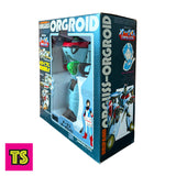 Left of Box, Orguss-Orgroid 1/40 Mint New, Super Dimension Century Orguss by Takatoku Toys 1982 | ToySack, buy vintage transforming Japanese super robot toys for sale online at ToySack