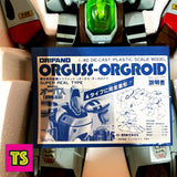 Manual, Orguss-Orgroid 1/40 Mint New, Super Dimension Century Orguss by Takatoku Toys 1982 | ToySack, buy vintage transforming Japanese super robot toys for sale online at ToySack