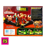 Back of Box, Chip Hazard vs. Archer Karate Fighters Playset, Small Soldiers by Kenner 1998 | ToySack, Buy the vintage 1998 Small Soldiers Karate Fighters: Chip Hazard vs. Archer playset by Kenner at ToySack. Brand new and sealed. Take control of the Commando Elite and Gorgonites today!