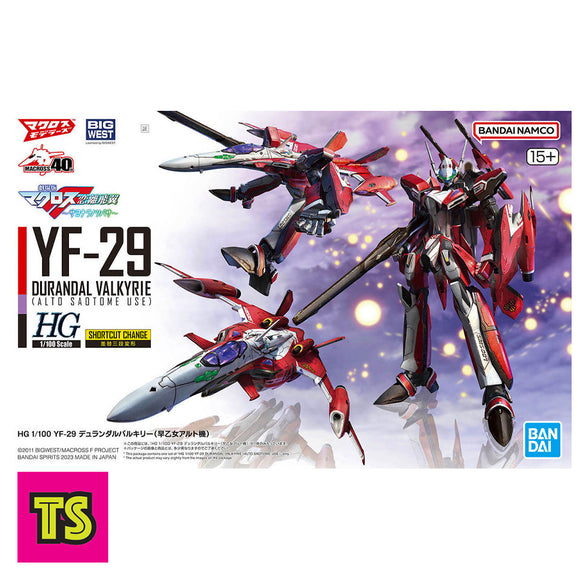 1/100 HG YF-29 Durandal Valkyrie (Saotome Alto Machine), Macross Frontier by Bandai | ToySack, buy model kits for sale online at ToySack Philippines