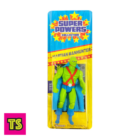 Martian Manhunter Small Card (Canadian Release), Vintage Super Powers by Kenner 1986 | ToySack, buy vintage DC toys for sale online at ToySack Philippines