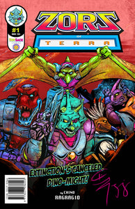 SIGNED Limited 100 First Print ZORS of TERRA Issue #1 (Print Version), Published by ToySack Studios | ToySack, buy other comics by Chino Ragragio at ToySack Philippines, buy other comics for sale online at ToySack Philippines