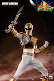 Action Figure Detail 3, White Ranger 1/6 (12"), Mighty Morphin Power Rangers FigZero by ThreeZero | ToySack, buy MMPR toys for sale online at ToySack Philippines