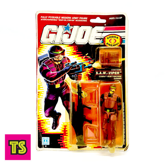 Saw Viper (New on Card), Vintage GI Joe A Real American Hero by Hasbro 1990 | ToySack, buy vintage GI Joe toys for sale online at ToySack Philippines