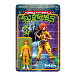April O'Neil, Teenage Mutant Ninja Turtles TMNT Reaction Figures by Super 7 2021 | ToySack, buy TMNT toys for sale online at ToySack Philippines