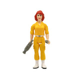 Action Figure Detail, April O'Neil, Teenage Mutant Ninja Turtles TMNT Reaction Figures by Super 7 2021 | ToySack, buy TMNT toys for sale online at ToySack Philippines