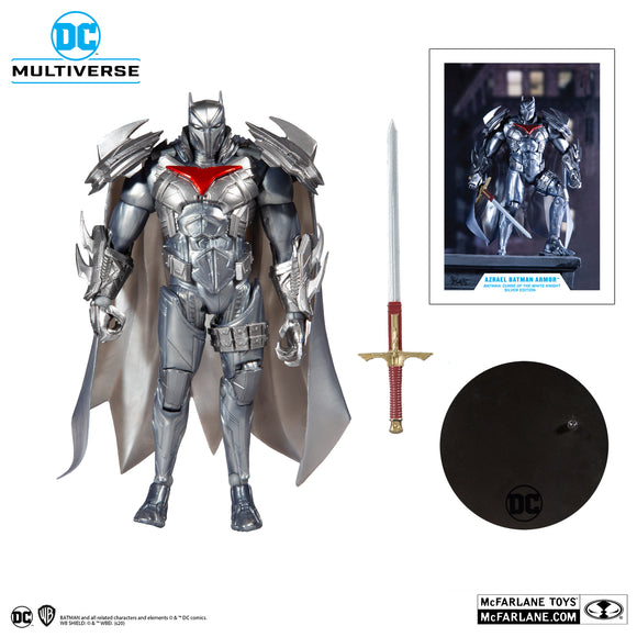 Azrael Batman Armor Silver (Gold Label), DC Multiverse by McFarlane Toys 2021 | ToySack, buy DC McFarlane toys for sale online at ToySack Philippines