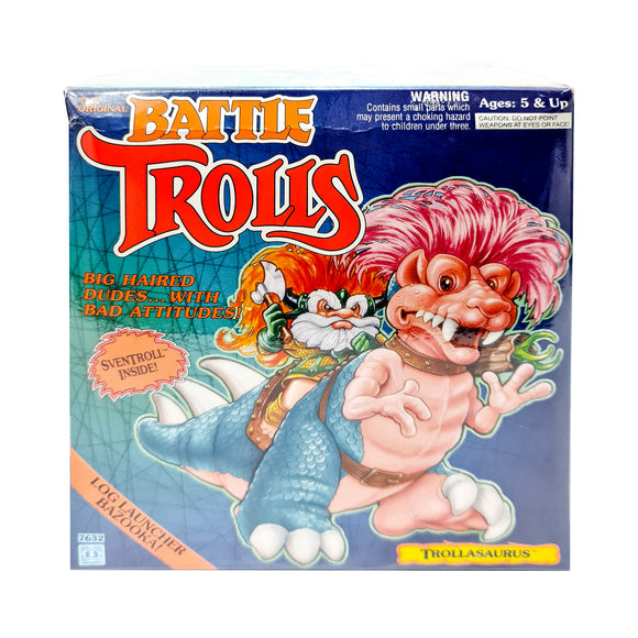 ToySack | Vintage Trollasaurus with Sventroll, Battle Trolls by Hasbro 1992, buy vintage toys for sale  online at ToySack Philippines