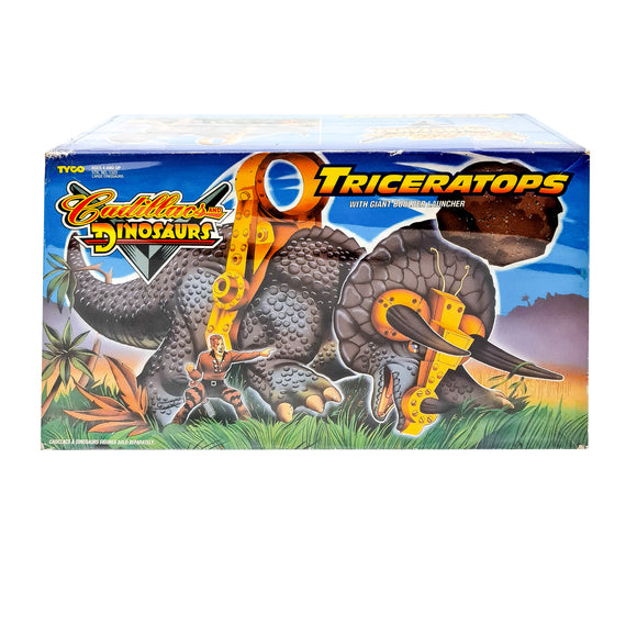 ToySack | Trike the Triceratops, Vintage Cadillacs & Dinosaurs by Tyco 1993, buy dinosaur toys for sale online at ToySack Philippines