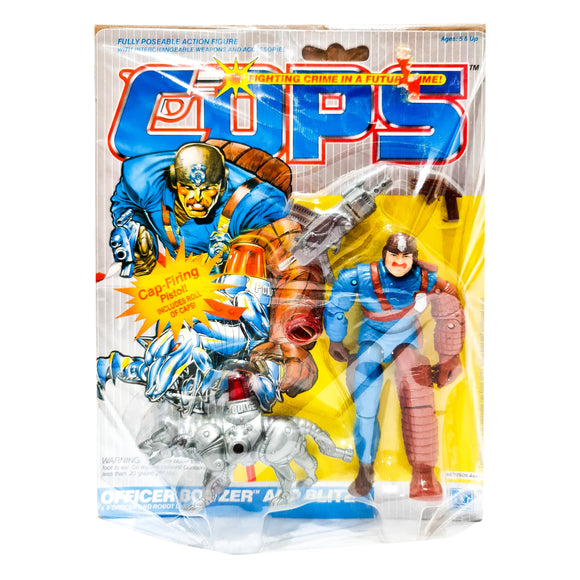 ToySack | Officer Bowzer & Blitz, Vintage Cops n Crooks by Hasbro 1988, buy vintage Hasbro toys for sale online at ToySack Philippines