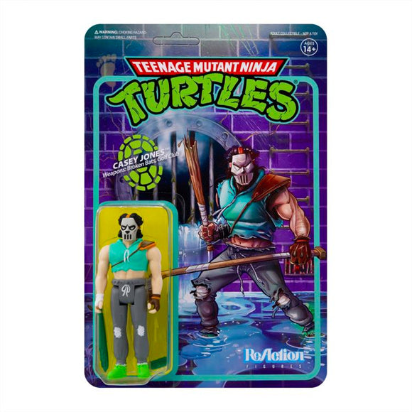 Casey Jones, Teenage Mutant Ninja Turtles TMNT Reaction Figures by Super 7 2021 | ToySack, buy TMNT toys for sale online at ToySack Philippines