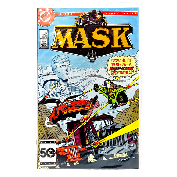 ToySack | M.A.S.K. First Series #1, Vintage DC Comics December 1985, buy vintage comics for sale online at ToySack Philippines