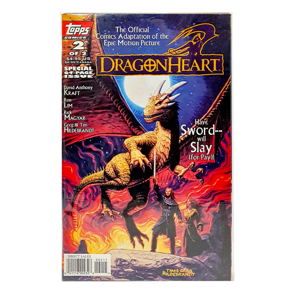 ToySack | Vintage Dragon Heart #2, Topps 1996, buy vintage comics for sale online at ToySack Philippines