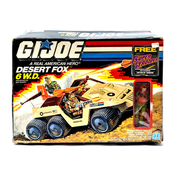 ToySack | Vintage Desert Fox 6WD with Skidmark (MIB-Unassembled), GI Joe A Real American Hero (ARAH) by Hasbro 1988, buy vintage toys for sale online at ToySack Philippines