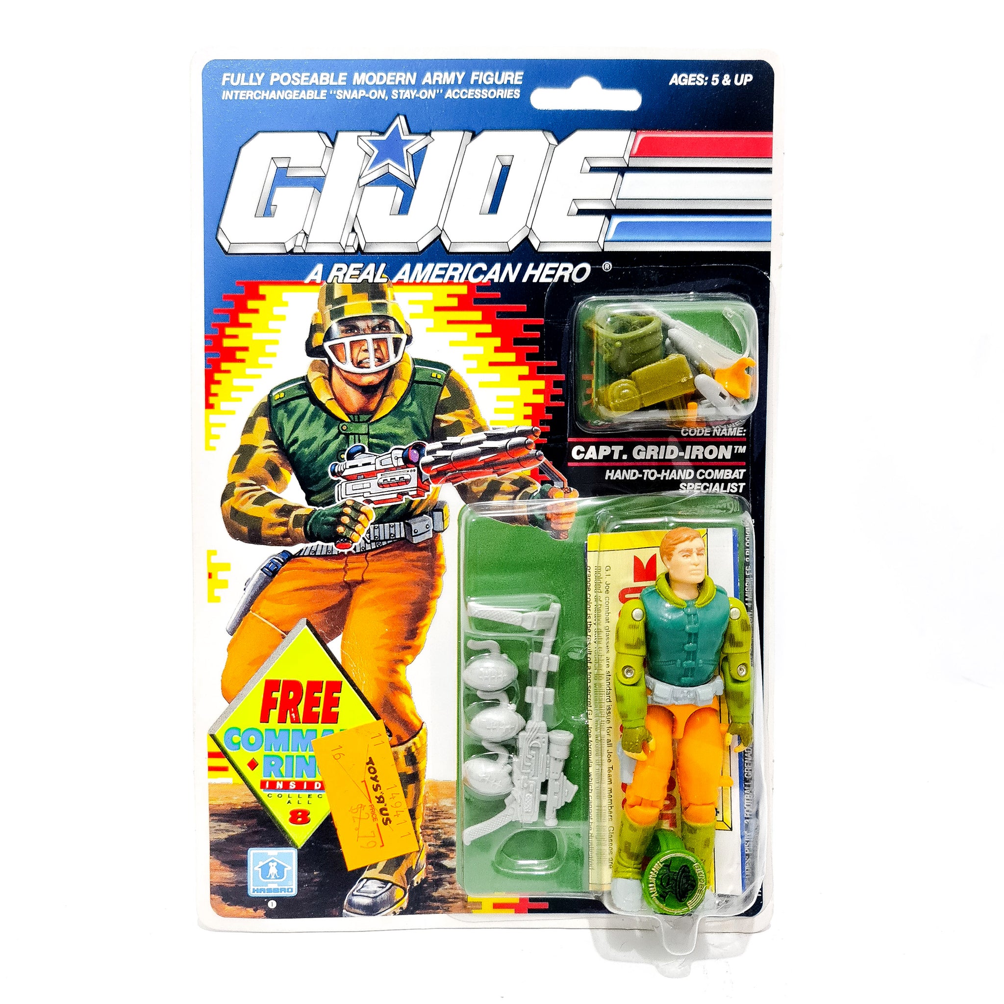 Grid-Iron, Vintage GI Joe A Real American Hero by Hasbro