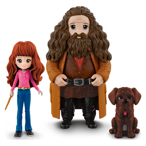 ToySack | Hemione Granger & Rubeus Hagrid Weasley Friendship Set with 1 Creature Magical Minis, Harry Potter Wizarding World by Spin Master, buy Harry Potter toys for sale online at ToySack Philippines