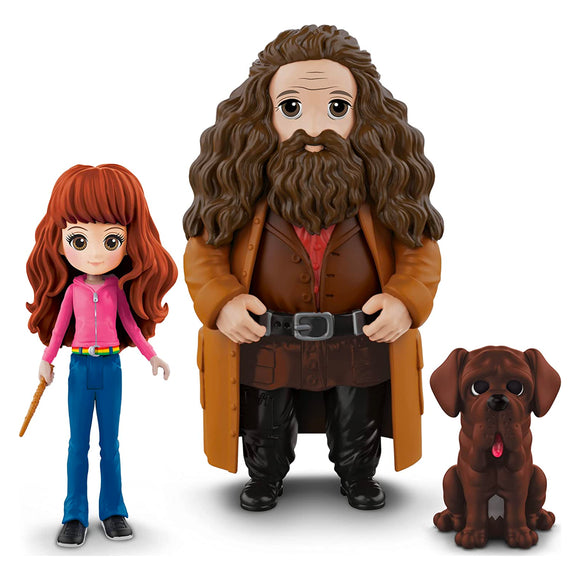 ToySack | Hemione Granger & Rubeus Hagrid Weasley Friendship Set with 1 Creature Magical Minis, Harry Potter Wizarding World by Spin Master, buy Harry Potter toys for sale online at ToySack Philippines
