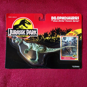 ToySack | 1993 Dilophosaurus Jurassic Park Wave 1 by Kenner, toy for sale online