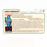 Hooded Cobra Commander File Card