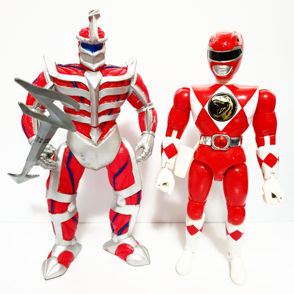 ToySack | Minty Fresh Red Ranger & Lord Zedd Action Figure Bundle from the 1995 MMPR 8