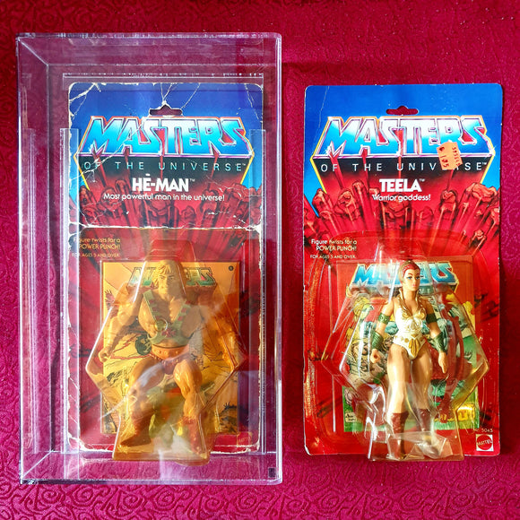 ToySack | He-Man and Teela MOTU by Mattel 1983