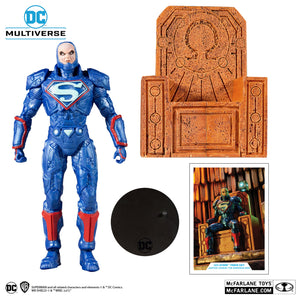 ToySack | 🔥PRE-ORDER DEPOSIT🔥 Lex Luthor Power Suit (Blue) with Throne, DC Multiverse by McFarlane Toys 2021, buy DC toys for sale online at ToySack Philippines
