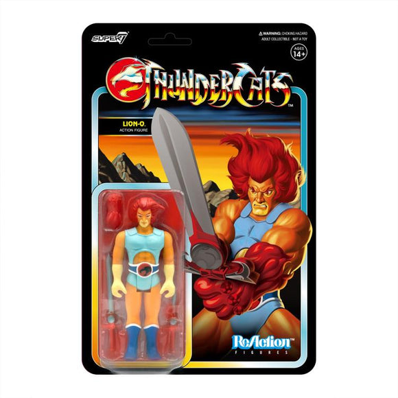 Package Details, Lion-O, Thundercats Reaction Action Figures by Super7 2021 | ToySack, buy Thundercats toys for sale online at ToySack Philippines