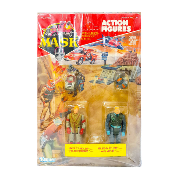 ToySack | Vintage Matt Trakker & Miles Mayhem, M.A.S.K. by Kenner 1986, buy vintage Kenner toys for sale online at ToySack Philippines
