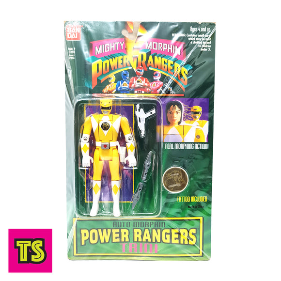 Yellow Ranger, Mighty Morphin Power Rangers by Bandai 1994 | ToySack, buy vintage Power Rangers toys for sale online at ToySack Philippines