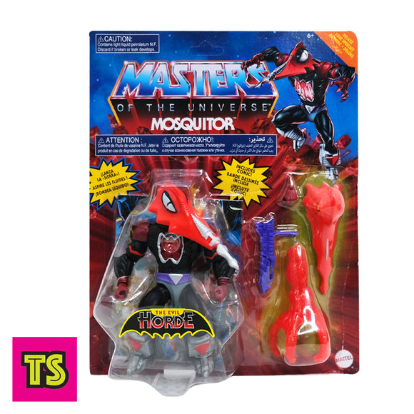 Mosquitor Deluxe (Euro Card Variant) with MOC Masters Protective Case, Masters of the Universe Origins by Mattel 2021 | ToySack, buy He-Man toys for sale online at ToySack Philippines