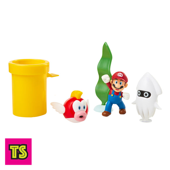 Underwater Diorama Pack, Super Mario by Jakks Pacific 2022 | ToySack, buy video game-themed toys for sale online at ToySack Philippines