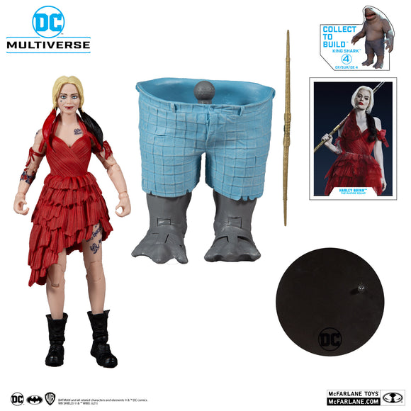 ToySack | Harley Quinn (CTB King Shark), Suicide Squad DC Multiverse by McFarlane 2021, buy DC toys for sale online at ToySack Philippines