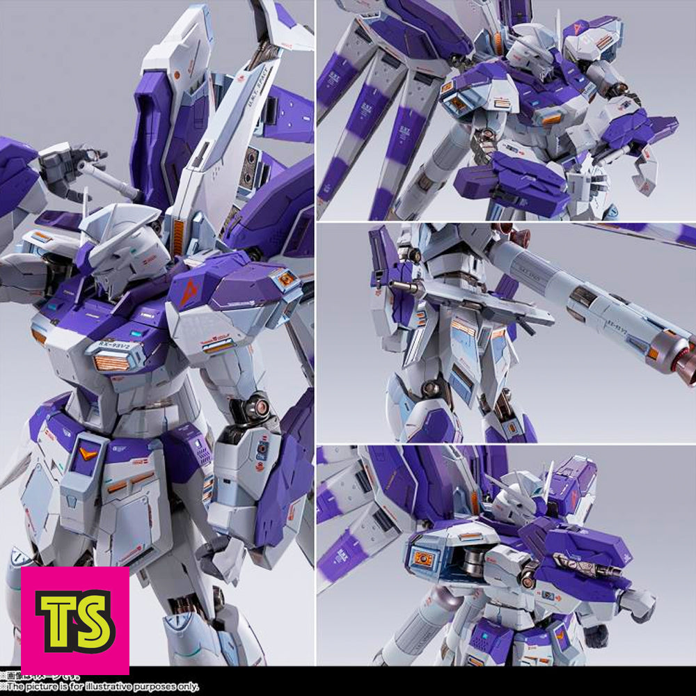 RX-93-ν2 Hi-ν Gundam (1/100 with DieCast Parts), Metal Build by
