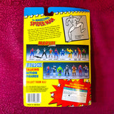 Amazing Spider-Man Super Articulated, by Toy Biz 1992 card back